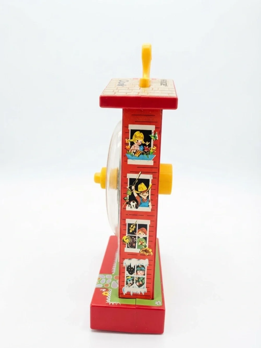 Fisher-Price Musical Teaching Clock Toy -Vintage Appeal
